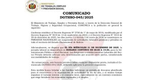 COMUNICADO