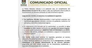 COMUNICADO