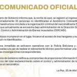 Santa Cruz: 30 encapuchados asaltan el aeródromo incautado a Sebastián Marset