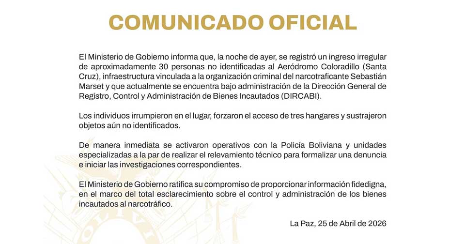 COMUNICADO