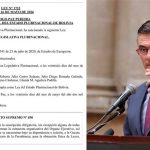 El presidente Rodrigo Paz promulga la abrogación de la Ley de Estados de Excepción